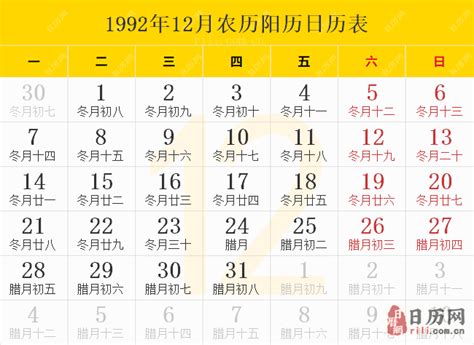 92年是什么年|万年历1992年日历表